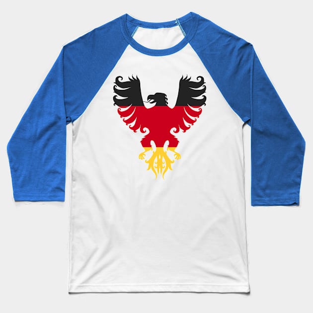 German Eagle Present Gift Idea Baseball T-Shirt by elWizKhalifa